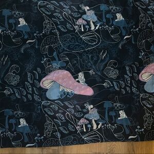Disney Loungefly Alice in Wonderland large scarf with Pink and Blue Accents